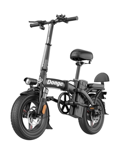 จักรยานไฟฟ้าพับได้ รถจักรยานไฟฟ้า ตำแหน่ง แบตลิเที่ยม 48V จักรยานไฟฟ้า ขนาด 14 นิ้ว กำลังไฟ 400W