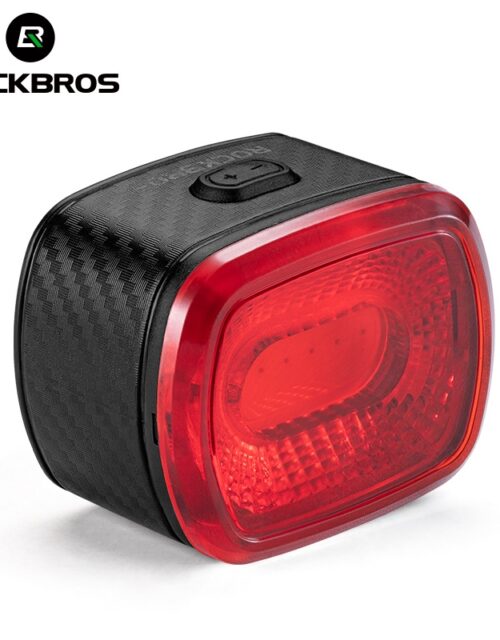 ROCKBROS ไฟท้ายจักรยาน IPX6 Type-C แบบชาร์จไฟได้ LED