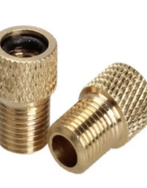 Adaptor แปลงหัวสูบจักรยานจุ๊บเล็กเป็นจุ๊บมอเตอร์ไซค์